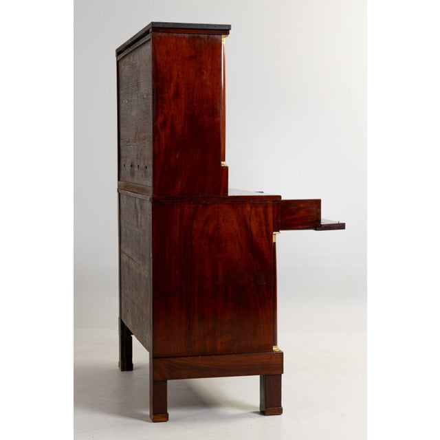 Wood Empire Mirrored Chest of Drawers For Sale - Image 7 of 14