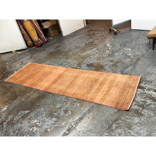 Transitional 2ft6in × 8ft8in Hand Knotted Wool Runner, Vintage For Sale - Image 3 of 12