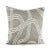 Textile Gray and White Swirl Stroke Woven Pillow Cover For Sale - Image 7 of 7