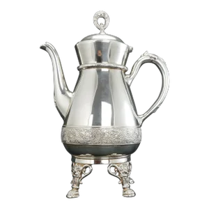 Large Victorian Silver Plate Coffee Pot Circa 1870