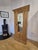Antique Satin Walnut Mirrored Wardrobe For Sale - Image 5 of 18