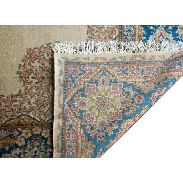 Early 20th Century Persian Kirman Rug For Sale - Image 10 of 12
