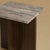 Contemporary Nightstand in Grey Titanium Travertine and Smoked Oak by Lebanto For Sale - Image 3 of 4