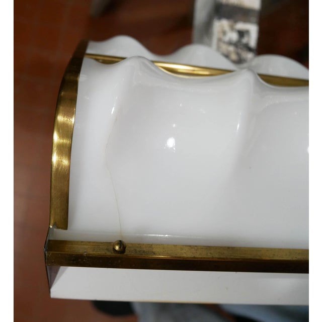 Gold Acrylic Glass Wall Lamps, Italy, 1960s, Set of 2 For Sale - Image 8 of 10