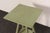 Vintage Folk Art Two Tier Mint Green Bobbin Side Table For Sale - Image 9 of 18