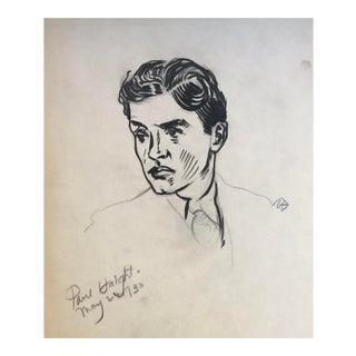 1930 Norman Kent Portrait of Paul Haight For Sale