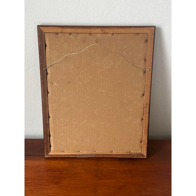 Printmaking Materials Signed & Numbered L. Mariae Landscape Etching – Framed Limited Edition Print (12.75” X 15.5”) For Sale - Image 7 of 12