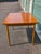 Teak veneer and beechwood constructed extendable dining table. Swedish made. Can seat up to 8 people when fully extended....