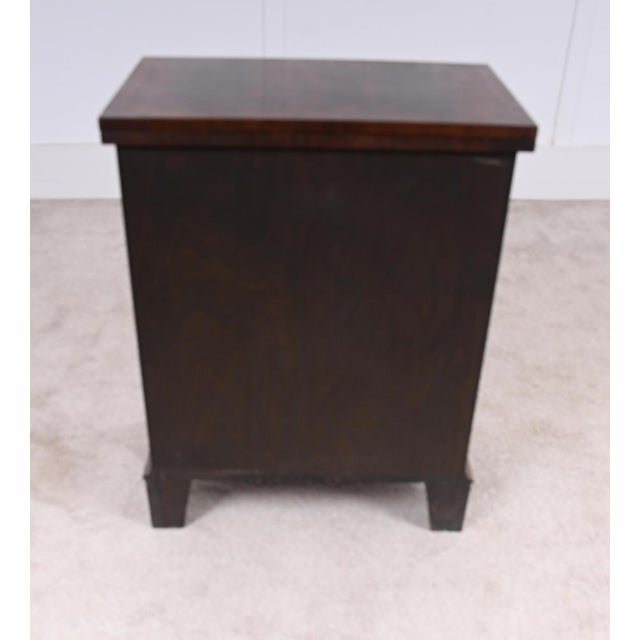 Georgian Revival Yew Bachelor's Chest of Drawers with Flip Top, 1920s For Sale - Image 9 of 11