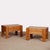 20th Century French Bedside Tables in Ash, Set of 2 For Sale - Image 6 of 6