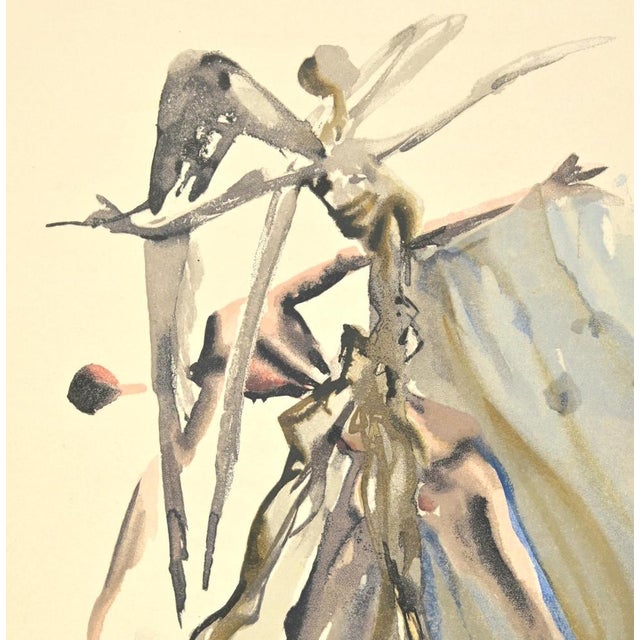 Modern Salvador Dali, Souls of Contumacy, Woodcut, 1963 For Sale - Image 3 of 4