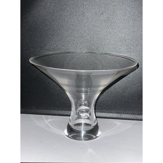 Mid-Century Modern Mid-Century Steuben Glass Bouquet “Thumbprint” Vase by George Thompson For Sale - Image 3 of 7