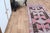 Vintage Turkish Oushak Pink Handmade Wool Runner Rug For Sale - Image 10 of 11