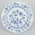 Meissen, Germany. A set of four Blue Onion patterned porcelain plates. Hand painted. Early 1900s. Marked. Two plates in...