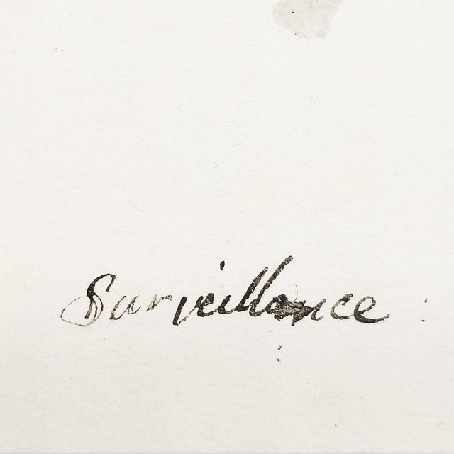 Black Surveillance - Robert Lohman, C. 1972 For Sale - Image 8 of 11