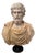 Bust of Roman Emperor Septimius Severus on Black Marble Base. Italy 20th Century For Sale