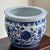 1980s Large Chinoiserie Fishbowl Style Porcelain Planter For Sale - Image 4 of 12