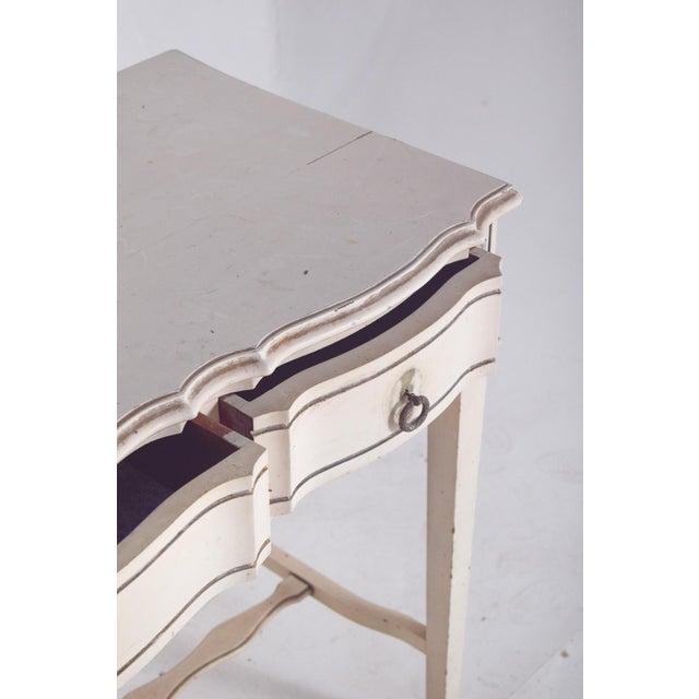 Portuguese White Painted Console, 1890s For Sale - Image 10 of 14