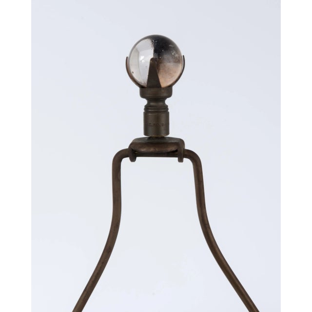 Brown Handmade Primitive Moderne Folk Art Skyscraper Lamp Walnut Mid Century For Sale - Image 8 of 13