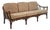 McGuire C-1 Rattan Three-Seat Sofa For Sale