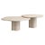 Air Coffee Tables in Navona Travertine by Paloma Editions, Set of 2 For Sale - Image 6 of 6