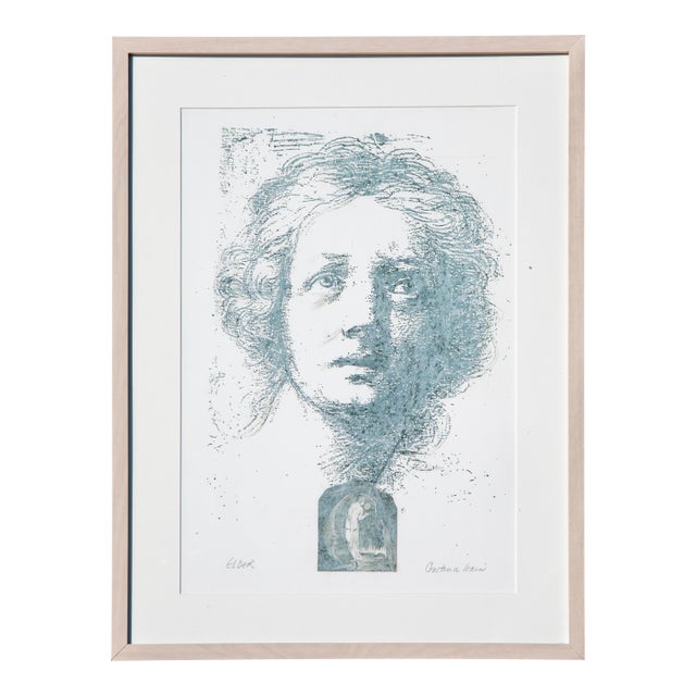 "Elder" From Sophia Series (Original Art - Mixed Media and Lithography) For Sale