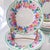 Crown Staffordshire fine bone china // springtime floral hand-painted design // floral fine china // made in England // colorful palette For Sale - Image 9 of 10