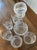 1990s Cristal De’ Flandre Decanter With Five Cristal D’ Arques Masquerade Glasses For Sale - Image 5 of 18