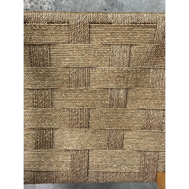 Dutch Rope and Wood Lounge Chair from Vroom & Dreesman, 1960s For Sale - Image 4 of 9