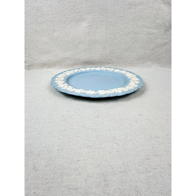 Late 20th Century Vintage Wedgwood Embossed Queensware Plate For Sale - Image 5 of 7
