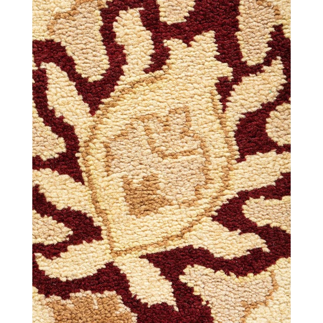 Traditional Eclectic, One-of-a-Kind Hand-Knotted Area Rug in Ivory, 9' 0" x 11' 10" For Sale - Image 3 of 8