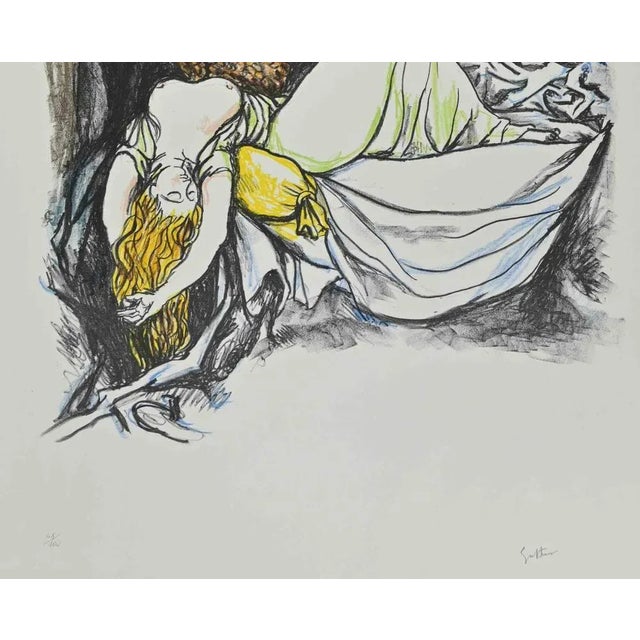 Homage to Heinrich Fuseli is a lithograph realized by Renato Guttuso in 1980. Hand-signed on the lower. Numbered, edition...