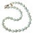 Vintage Jade Beaded Necklace With Gold Tone Clasp Designed by by Matthew Izzo For Sale