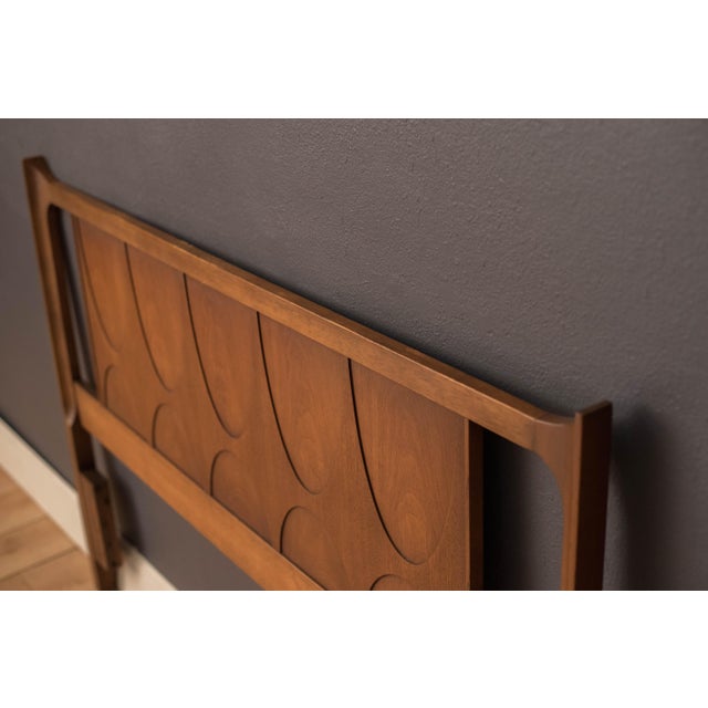 Mid Century Modern Broyhill Brasilia Queen Headboard Frame For Sale In Monterey, CA - Image 6 of 11