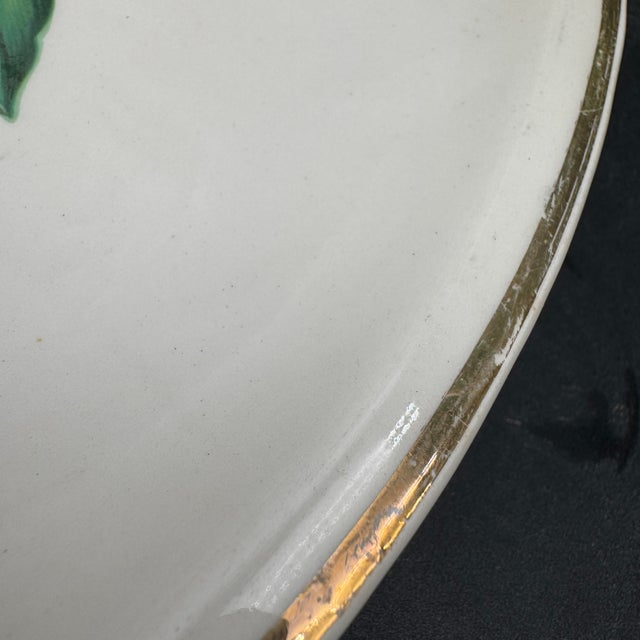 Vintage Modern Orchid by Paden City Pottery 22k Gold Rim 36 Pcs For Sale - Image 11 of 12