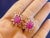 Bochic "Orient" Ruby & White Topaz Stud Clip Earrings Set 18K Gold & Silver, A Pair For Sale - Image 16 of 18