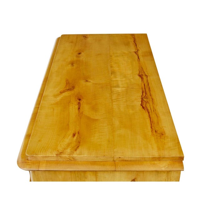 Wood Swedish Birch Chest of Drawers, 1884 For Sale - Image 7 of 10