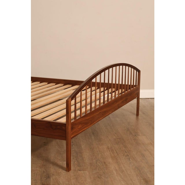 Wood Chilton Burnett Spindle Walnut King Bed For Sale - Image 7 of 16