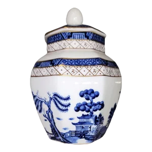 20th Century Royal Doulton Old Willow Lidded Jar