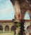 1920s Angela Devlin "California Mission Courtyard Columns" Mixed Media Architectural Landscape 1926 For Sale - Image 5 of 7