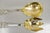 Late 20th Century Vintage Italian Baroque Style Epns Silver & Gold Plated Serving Spoon & Fork Set For Sale - Image 5 of 10