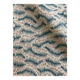 Flora Soames Fabric 5 5/8 Yards Daphne's Feathers - Indigo Sku: FSPR-Us/Dapf-03 For Sale