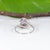 Pink 1.74Ct Bi-Color Tourmaline Estate Ring With Sapphire Accents in Solid 14k Gold, Size 6.75 For Sale - Image 8 of 9