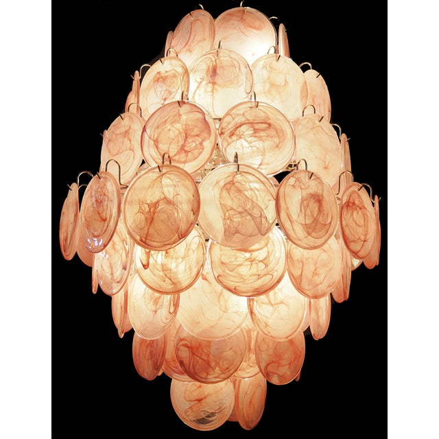 Vintage Italian Murano Chandelier, 2000 For Sale - Image 3 of 18