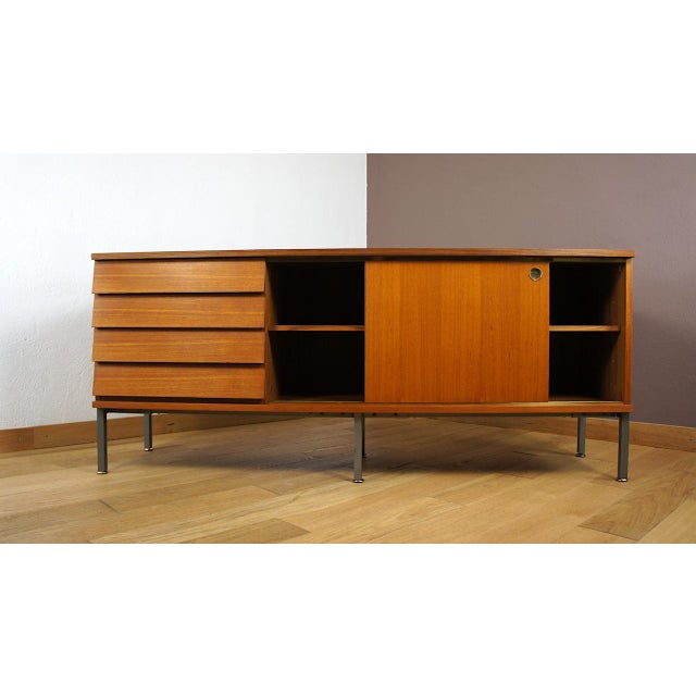 Teak Sideboard by Louis Paolozzi for Monopoly, 1960 For Sale - Image 6 of 11