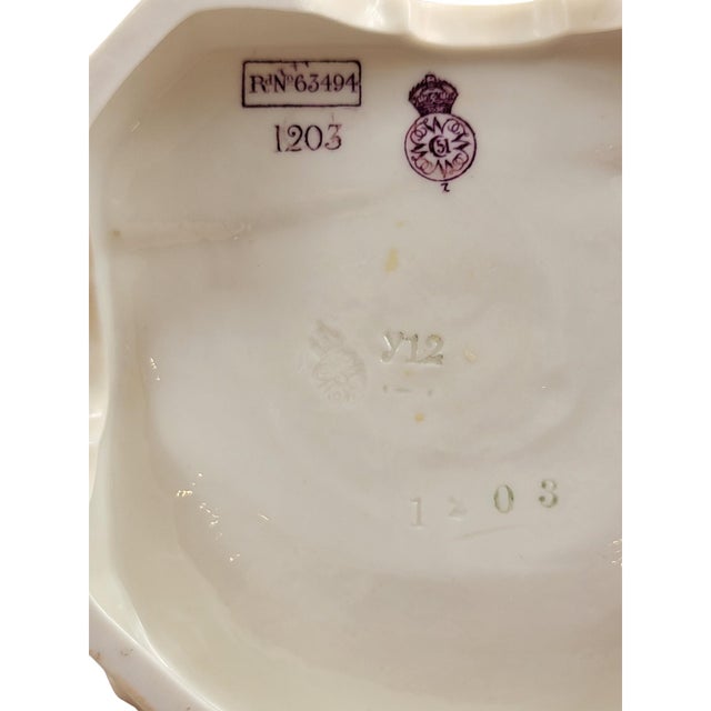 Porcelain Indian Craftsmen Shaban Figure from Royal Worcester, 1888 For Sale - Image 9 of 12