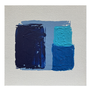 Original Contemporary Colorfield Painting on Stretched Canvas Coastal Colors