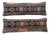 Navy Tribal Rug Pillow Cover 10'' X 36'' - Set of Two For Sale