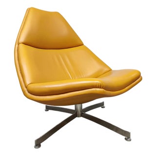 Vintage F511 Swivel Lounge Chair by Geoffrey Harcourt for Artifort, 1960s For Sale