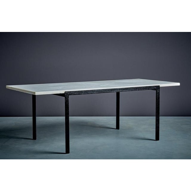 1960s T-Angle Coffee Table with Marble Top from Knoll International, 1960s For Sale - Image 5 of 11